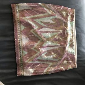 Sequin skirt